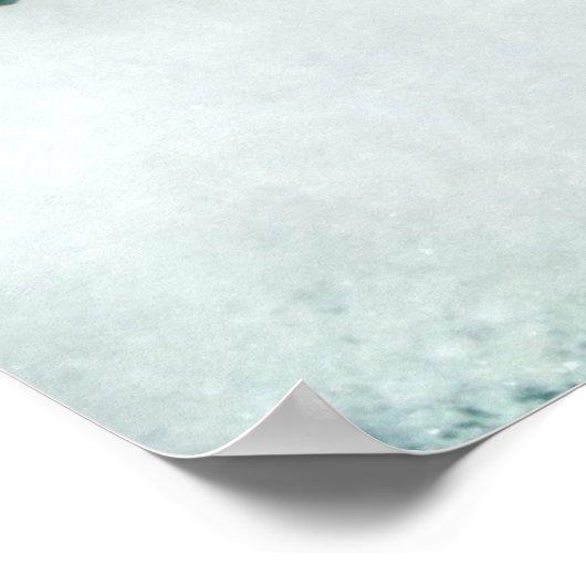 Poster Rose d'hiver (Coin)