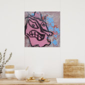 POSTER ROSE DIABLE (Cuisine)