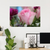 Poster Rose douce (Bureau à domicile)