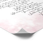 Poster Rose doux pour toujours aimé (Coin)