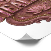 Poster Rose Drôle JE GUÉRIS (Coin)