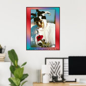 Poster rose du carnaval (Bureau à domicile)
