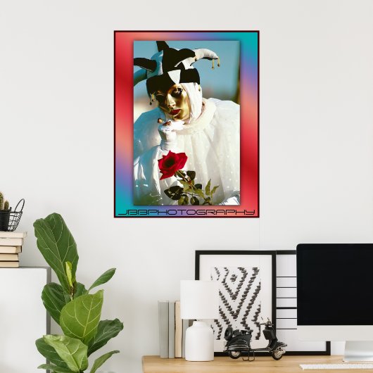 Poster rose du carnaval (Bureau à domicile)