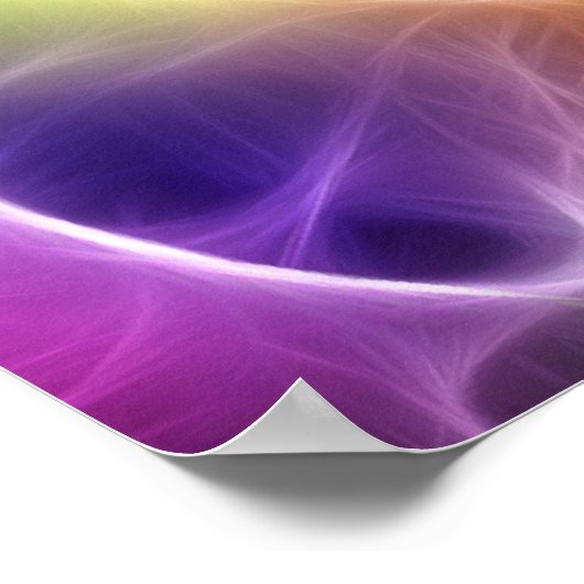 Poster Rose électrique (Coin)