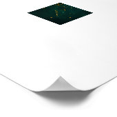 Poster Rose Enigmatic Yellow Green Baccara (Coin)