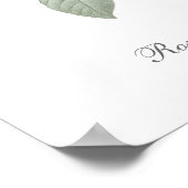 Poster rose et Anémonique (Coin)