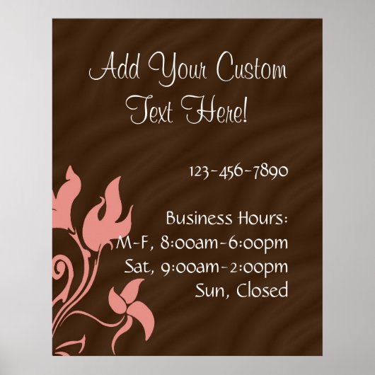 Poster Rose et Brown (Devant)