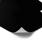 POSTER ROSE ET NOIR PERSONNALISÉS FONCTIONNENT COMME UN P (Coin)