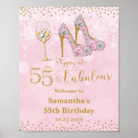 Rose et or Cinquante cinq et fabuleux 55e annivers