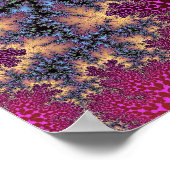 Poster Rose et Peach Speckle (Coin)
