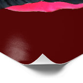 Poster Rose et Swallowtail (Coin)