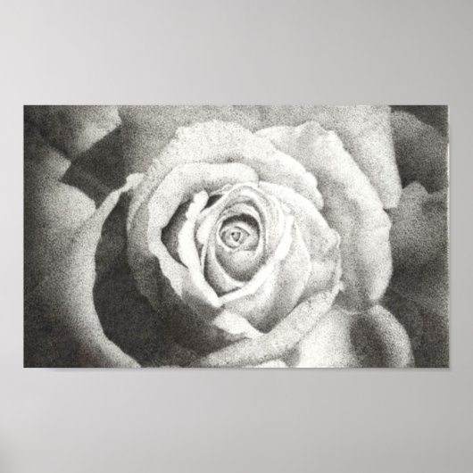 Poster Rose étouffé (Devant)