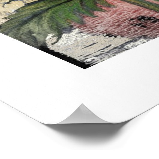 Poster ROSE FADED par CR SINCLAIR (Coin)