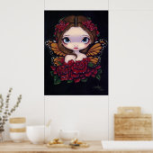 Poster Rose Fairy ART IMPRIMER grand oeil imaginaire (Cuisine)