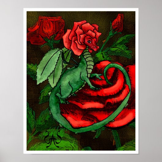 Poster Rose Fairy Dragon (Devant)