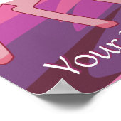 Poster rose Faune (Coin)