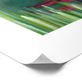 Poster Rose Fleur Blanc Faisy Peinture Maison Décor Cadea (Coin)