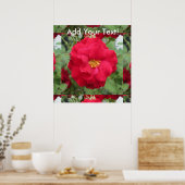 Poster Rose fleur rouge (Cuisine)