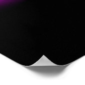 Poster ROSE FRACTAL, rose violet (Coin)