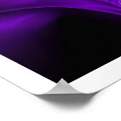 Poster ROSE FRACTAL, violet (Coin)