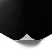 Poster ROSE FRACTALE, noir et blanc (Coin)