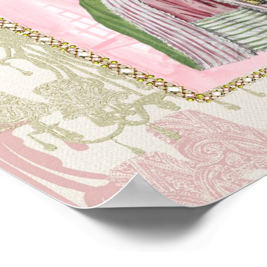 Poster Rose française (Coin)