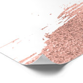 Poster Rose Gold Brusch Bat mitzvah Barre de bonbons (Coin)