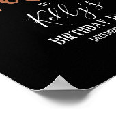 Poster Rose Gold Foil, signe d'accueil (Coin)