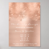 Rose Gold Sparkly Lux White Parties scintillant Sa