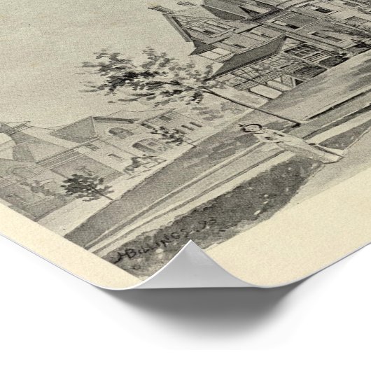 Poster Rose Hill, résidence Judd (Coin)