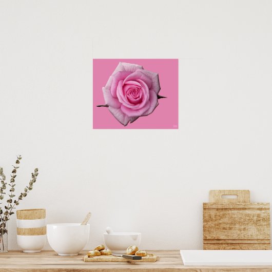 Poster rose Imprimer Beau Art Fleur Imprimer (Cuisine)
