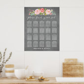 Poster Rose Jardin Floral Mariage Sein Graphique (Cuisine)