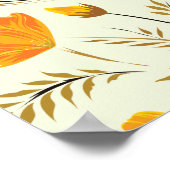 Poster Rose jaune (Coin)