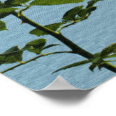 Poster rose jaune (Coin)