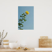 Poster rose jaune (Cuisine)