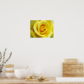 Poster Rose jaune (Cuisine)