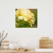Poster Rose jaune (Cuisine)