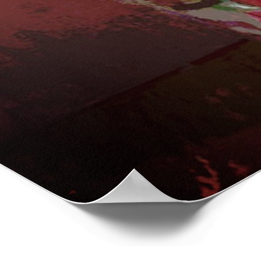 Poster Rose jaune (Coin)