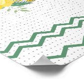 Poster Rose jaune du Texas - Rose unique (Coin)