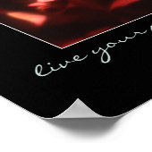 Poster Rose Live Your Passion (Coin)