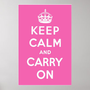 Poster Rose magenta