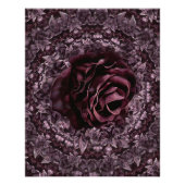 Poster Rose Mandala (Devant)
