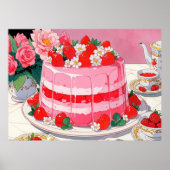 Poster rose mignon (Devant)