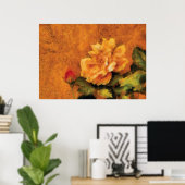 Poster Rose - Mon petit Buddy (Bureau à domicile)