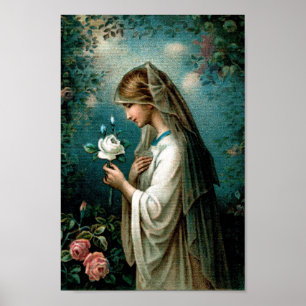 Poster : Rose mystique