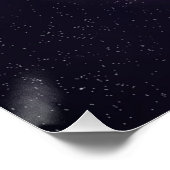 Poster rose Nebula Galaxy Art brillant (Coin)