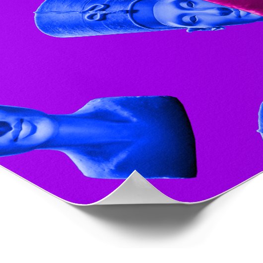 Poster rose Nefertiti (Coin)