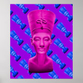Poster rose Nefertiti (Devant)