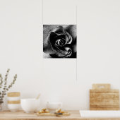 POSTER ROSE NOIRE (Cuisine)