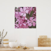 Poster Rose Oleander Rose Laurel Black Outline Art (Cuisine)